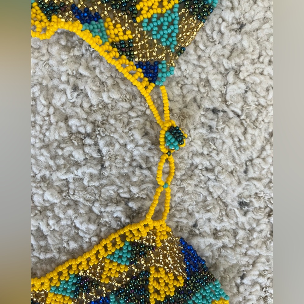 Handmade Traditional Mexican Necklace and Earrings - Picture 3 of 6